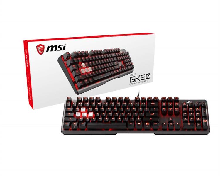 Gaming Keyboard MSI Vigor GK60 Mechanical Cherry MX Red Linear_919KT 